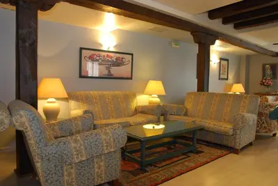 Zona de estar de Hotel Rural Loizu
