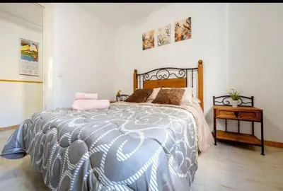 Cama o camas de una habitación en El Compromiso
