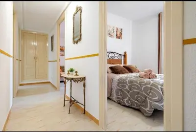 Cama o camas de una habitación en El Compromiso
