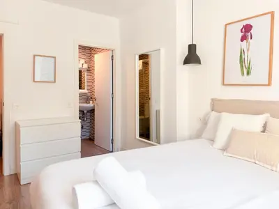 Cama o camas de una habitación en Santa Ana Plaza by Clabao