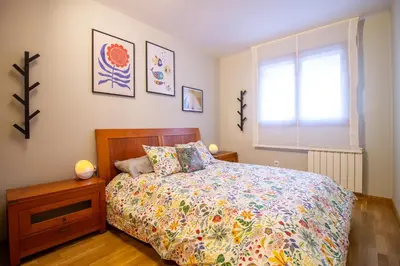 Cama o camas de una habitación en Rincón de Tramacastilla de Tena