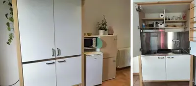 Una cocina o zona de cocina en Eguzkilore Larunbe apartamento