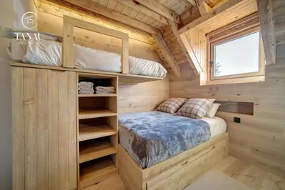 Cama o camas de una habitación en Tanau-Rentals El Ciervo
