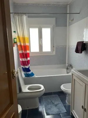 Un baño de CasitaAzul twin room