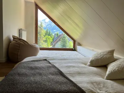 Cama o camas de una habitación en Luxury Housing in Formigal