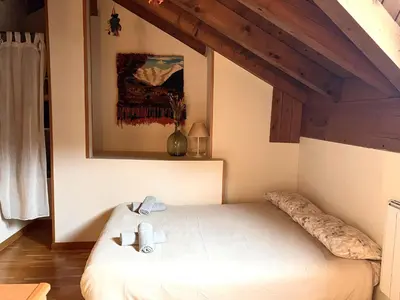 Cama o camas de una habitación en Dúplex d'Ainet - Vall de Cardós - L'Amfitriona