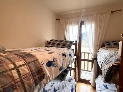 Cama o camas de una habitación en Dúplex d'Ainet - Vall de Cardós - L'Amfitriona