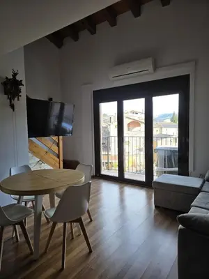 Una televisión o centro de entretenimiento en Pirineu Nature