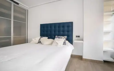 Cama o camas de una habitación en La casita de Verónica