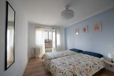 Cama o camas de una habitación en La Vista de Zaragoza