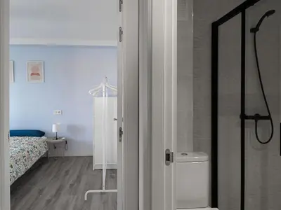 Cama o camas de una habitación en La Vista de Zaragoza