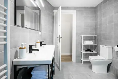 Un baño de Casa Rural Lucera Bardenas