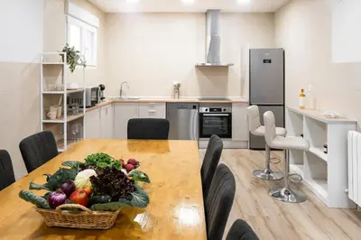 Una cocina o zona de cocina en Casa Rural Lucera Bardenas