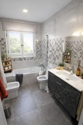 Un baño de Nuevo Apartamento en Calatayud