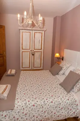 Cama o camas de una habitación en Ganbara