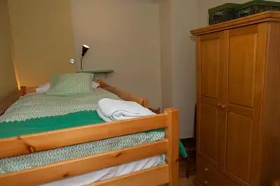 Cama o camas de una habitación en Ganbara