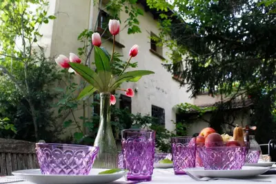 Jardín al aire libre en Tu casa de campo en Jaca