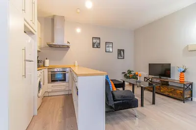 Una cocina o zona de cocina en Stay in Zaragoza's historic center