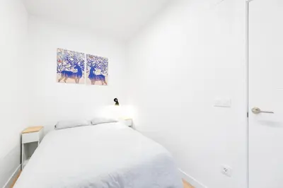 Cama o camas de una habitación en Apartamento Posidonia