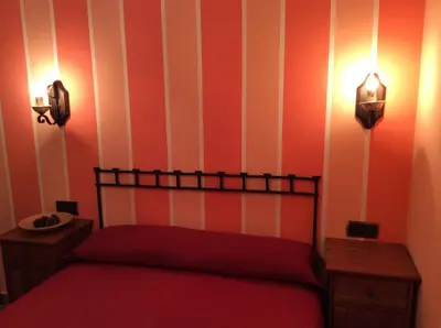 Cama o camas de una habitación en Casa Rural Sierra Vicor
