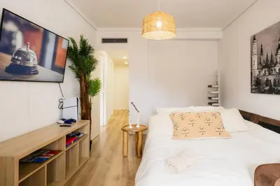 Cama o camas de una habitación en Casa Jesús | PS5 | Juegos Niños | WiFi | 6 Pax