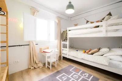 Cama o camas de una habitación en Casa Jesús | PS5 | Juegos Niños | WiFi | 6 Pax
