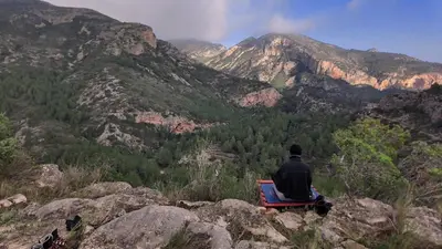 Paisaje cerca de este camping