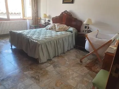Cama o camas de una habitación en Casa Las tres Culturas