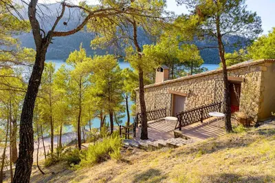 Paisaje cerca de este chalet de montaña