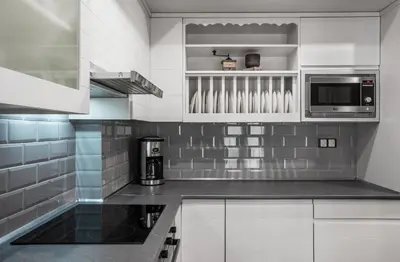 Una cocina o zona de cocina en Casa Natal del Gigante de Sallent