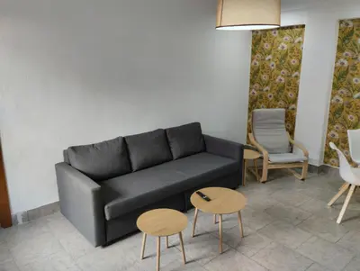 Zona de estar de Céntrico y equipado apartamento