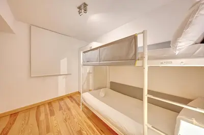 Cama o camas de una habitación en Apartamento Recoletas by Clabao