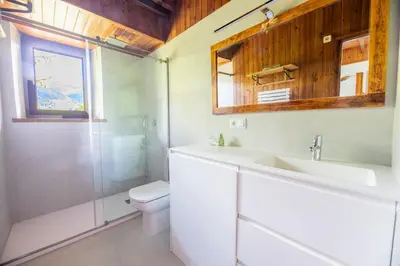 Un baño de Las casita de mache - CASISI