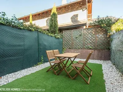 Jardín al aire libre en Casa Arcangel