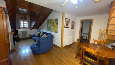 Zona de estar de Apartamento céntrico en Benasque