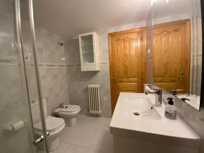 Un baño de Apartamento céntrico en Benasque