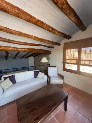 Zona de estar de Cal Capdevila Apartaments