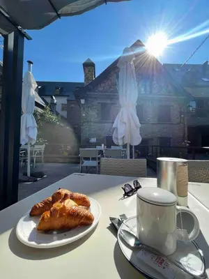 Opciones de desayuno disponibles en Ochalet Bagergue