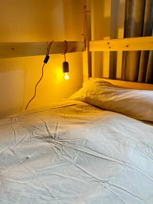 Cama o camas de una habitación en Ochalet Bagergue