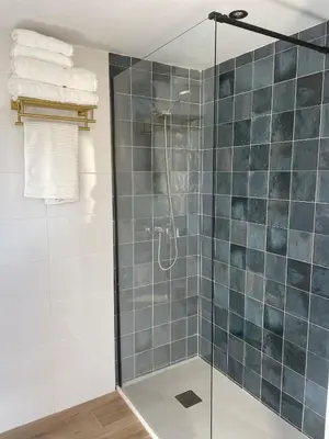 Un baño de El Portalet