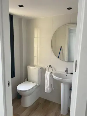 Un baño de El Portalet
