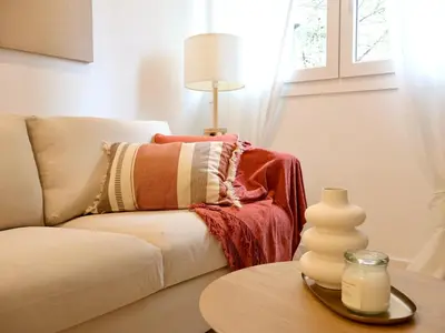 Zona de estar de Iturrama Nomada loft by Clabao