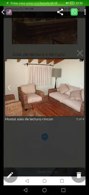 Zona de estar de Hostal Bar Restaurante Villa Cerollera