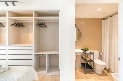 Un baño de Magnifico apartamento a 5 minutos de Pamplona