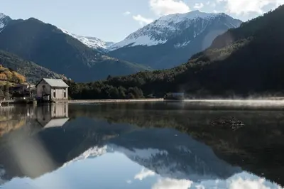 Paisaje cerca of this country house