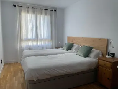 Cama o camas de una habitación en Casa Marali Ski & Bike Formigal