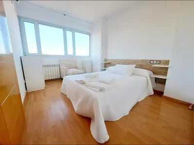 Cama o camas de una habitación en Pont Vell