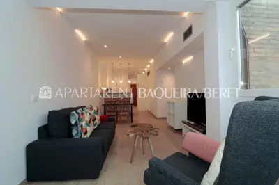 Zona de estar de Apartarent 1500 - Apartamento Maladeta