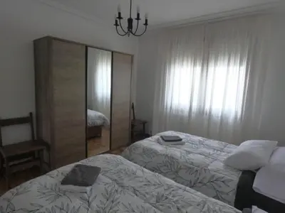 Cama o camas de una habitación en Conde de Lerín by Clabao