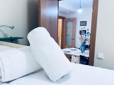 Cama o camas de una habitación en Apartamento Espata IX